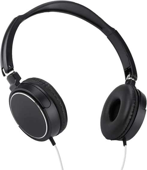Over Ear Wired Headphones, Foldable Compact Earphones Lightweight Stereo HiFi Music Headsets Support TF Card Phones Laptops Recording Podcast Guit...