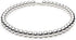 925 Sterling Silver 4MM-10M Italian Bead Ball Chain Bracelet- Handmade Bead Italian Bracelet, Silver Bead Bracelet For Women, 6.5, 7, 7.5, 8 Inch ...