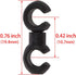 10 Pcs Bike Cable Clasps Bicycle Rotatable S-Hook Clips for Brake Cable MTB Bike Road Bicycle...