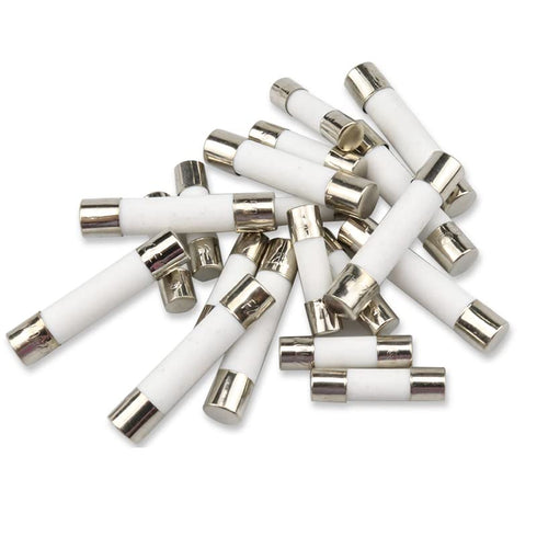 20Pcs 5x20mm Ceramic Fuse 1A Cartridge Fast Blow Tube 250V for Power Strip Experiment Circuit Appliance Repair...
