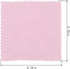 50pcs Jewelry Cleaning Cloth Pink Polishing Cloth for Sterling Silver Gold Platinum Small Polish Cloth 8x8cm...