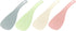uxcell 4pcs Plastic Rice Paddle Non-Stick Rice Spoon Stand-up Rice Spatula Kitchen Utensils for Home Restaurant Hotel, Beige/Green/Blue/Pink...