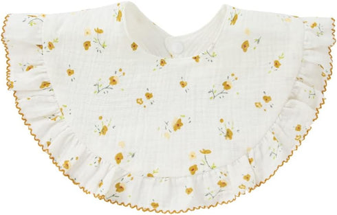 4 pcs Unisex Baby Muslin Bandana Drool Bibs 360 Degree Rotatable Cotton Teething Feeding Drooling Bibs for Boy Girl...