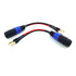 Banana Plugs to speakon Speaker Adapter Cablespeakon to Banana Plug Cable 12awg 6in/2 Pack...