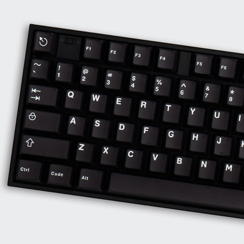 mintcaps Black Translucent Keycaps Cherry Profile Doubleshot Keycap Set 121 Keys Custom Keyboard Keycaps for 60% 65% 75% Cherry MX Mechanical Keyb...