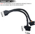 OBD2 Splitter Extension Cable Adapter, 16 Pin OBDII Extension 1 Male to 2 Female Extender Cord Adapter, Underdash Splitter Cable for Most Vehicles...