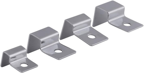 Pack of 4 Stainless Steel Aquarium Fish Tank Glass Cover Clip Support Holder for Protecting(12mm)...