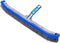Aquatix Pro Pool Brush Head, 18" Heavy Duty for Cleaning Walls & Floors, Stainless Steel Bristles, Reinforced Aluminum Back, Curved Ends for Corne...
