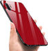 Designed for Samsung Galaxy Note 10 Plus Cases with Tempered Glass Quality Pattern Back,Slim Covers,Anti-Drop,Red...