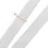 Natural Cotton Twill Tape 50 Yards 1 Inch Bunting Bias Tape Herringbone Webbing Tape Roll for Apron Sewing Dressmaking Craft (White)...
