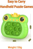 Fast Push Bubble Game,Handheld pop Game Light up Fidget Toys, for Children Adults Stress Relief Sensory Toys,Birthday Gift,Party Favors,Travel,Cla...