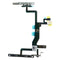 Johncase New OEM Power Volume Button Control Switch On/Off + Flash Light + Mic + Mute Connector Flex Cable w/Bracket Replacement Parts Compatible ...