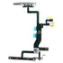 Johncase New OEM Power Volume Button Control Switch On/Off + Flash Light + Mic + Mute Connector Flex Cable w/Bracket Replacement Parts Compatible ...