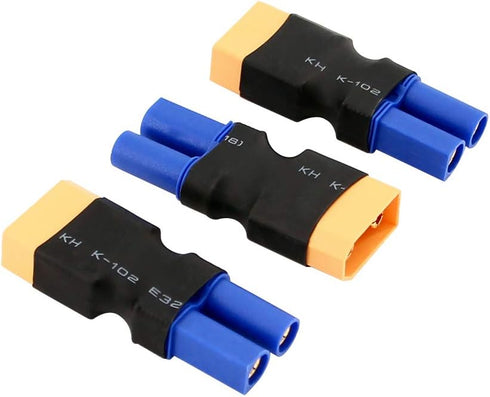 3pcs Female EC5 to XT90 / XT-90 Male - Heavy Duty Connector Adapter(BDHI-02)...