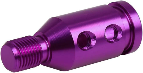 X AUTOHAUX M12 X 1.25 Car Universal Purple Gear Shift Knob Adapter for Non Threaded Shifter...