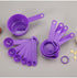 Plastic Measuring Cups and Spoons Set of 11, Kitchen Measuring Cups and Spoons Set for Dry & Liquid Ingredients, 5 Measuring Cups & 6 Measuring Sp...
