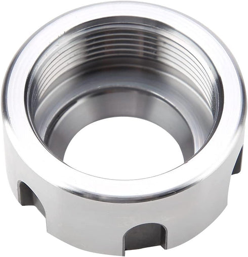 ER25 Clamping Nuts, Metal Collet Nut Chuck Holder Lathe Machine Tools Dynamic Balancing Nut Extras Swapping Precision Collets (M32×1.5-White) for ...