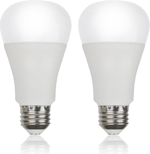 LED Light Bulbs 100 Watt Equivalent A19 LED Bulbs Daylight 5000K, 15W 1600LM Super Bright, E26 Base, Energy Saving Lightbulbs for Living Room Bedr...