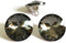 Let's Decorate 25PCS 25MM Crystal Glass Buttons Sofa Sewing Buttons Headboard Decoration Crystal Buttons Upholstery DIY Buttons (Black Button(ZJ))...