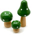 3Pcs Mini Mushrooms Miniature Figurines Wooden Mushrooms Fairy Garden Accessories for Micro Landscape Miniature Garden Flower Pots Bonsai Craft De...