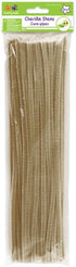 Krafty Kids GC024A 40 Piece Chenille Stems Pipe Cleaners, 6mm by 12", Beige...