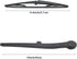 Rear Windshield Wiper Arm & Wiper Blade Set for Jeep 2006-2010 Commander SUV Rear Windshield Back Wiper Arm Blade Replacement OEM Number 5174877AA...