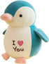 9.8" Plush Penguin Dolls?Kids Blue Stuffed Animals Toys, Boy Girl Girlfriend Valentine's Day I LOVE You Gift...