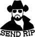 Send Rip Decal Vinyl Sticker Auto Car Truck Wall Laptop | Black | 5.5" x 5.5"...