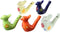 5PCS Coloured Drawing Bird Whistles Porcelain Bird Design Water Whistle Colorful Ceramic Bird Whistles Toys Musical Toy for Kids Birthday Gift, Ea...