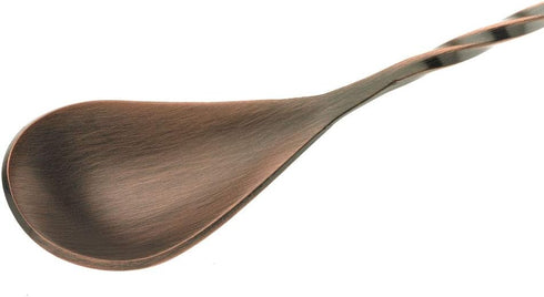 Barfly Bar Spoon, Teardrop End 15 3/4" (40 cm), Antique Copper...