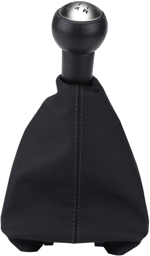 5 Speed Car Shift Lever Gear Head, Gear Shift Knob Gaiter Boot Kit for Peugeot 307 308 607 608 Citroen C3 C5 Gear Stick Boot...