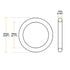 uxcell Nitrile Rubber O-Rings 22mm OD 18mm ID 2mm Width, Metric Sealing Gasket for Automotive Machine Plumbing, Pack of 50...