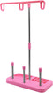 YEQIN Thread Spool Holder Stand- 3 Spools Holder for Domestic (Home-Base) Embroidery and Sewing Machines - Four Colors for Choices (Pink)...