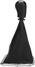 Gear Stick Shift Knob?5 Speed Gear Stick Shift Knob and Gaiter Boot Cover for MK2 2004 to 2008,Artificial Leather and Plastic,Black...