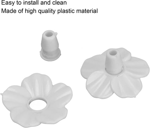 Hummingbird Feeder Replacement Flowers, 30 Sets Unique Replaceable Hummingbird Bird Feeder Flower Hanging Bird Feeding Ports Replacement Parts for...