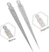 Mesee Taper Gage 1-15mm Stainless Steel Taper Welding Gauge Inch & Metric Feeler Gap 1/32-5/8 Inch Hole Diameter Measuring Tool for Tapering Measu...