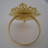 Tangpan 10pcs Gold-Light Napkin Ring Rhinestones Napkin Rings for Weddings Pearl Napkin Rings Shiny (Clear)...