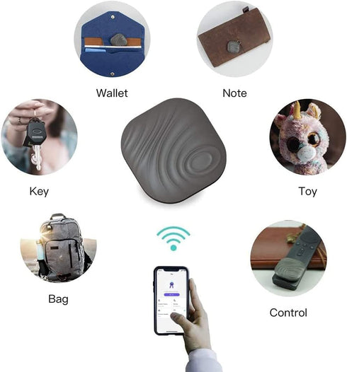 Key Finder - 1PCS Bluetooth Tracker Item Locator with Key Chain for Keys Pet Wallets or Backpacks and Tablets, Batteries Include...