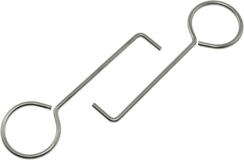 Maxmoral 4pcs Drain Key Stainless Steel Lifting Hook for Linear Floor Shower Drain Wetroom Gutter Drain Grate Daily Clean...