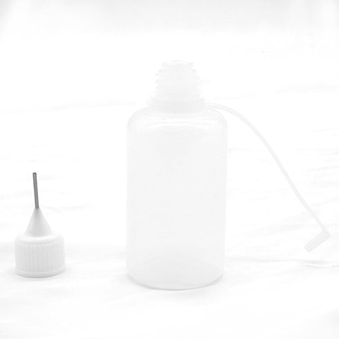 Hordion 12Pcs 1 Oz/ 30ml Transparent Precision Tip Applicator Bottle, 10ml Glue Applicator Bottles, Metal Needle Plastic Bottle, DIY Quilling Tool...
