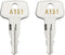 A151 SKS roof rack key,Replacement Key for Yakima SKS Ski, Roof, Carrier Racks,Cargo Box and Crossbars.(Code A151-2 pcs)...