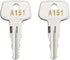 A151 SKS roof rack key,Replacement Key for Yakima SKS Ski, Roof, Carrier Racks,Cargo Box and Crossbars.(Code A151-2 pcs)...
