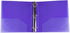 JAM PAPER Plastic 2 inch Binder - Purple 3 Ring Binder - Sold Individually...
