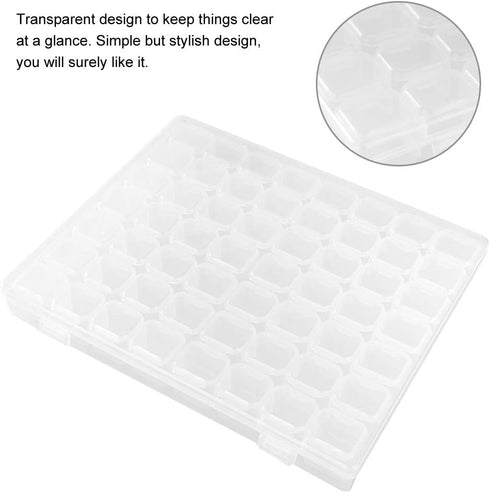 Sonew Plastic Storage Box Organizer Container Adjustable Divider Removable Grid Compartment for Jewelry Beads Earring Container Tool Fishing Hook ...