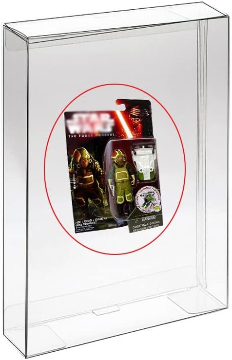 10Pcs Protector Case Clear Plastic Protective Box Sleeve Display Box for Star Wars The Force Awakens Action Figure...