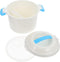 Microwave Rice Steamer Rice Cooker Double vent design, convenient for steam discharge, without generating air pressure. Rice Cooker Small Microwav...