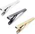 Tie Clip 3 Pcs Black Silver Gold Classic Tie Clips for Men Suitable for Wedding Anniversary Business Father's Day Gifts and Daily Life...
