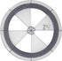 Circle Quilting Template CHENJIN 5PCS Circle Ruler Quilting Template Set for Quilting Circle Rulers Quilt Arc Circle Cutter Ruler, 5 Size...