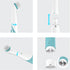 SOARING Electric Cleaning Brush, Electric Grout Brush with 4 in 1 Multiple Brush Heads, Household Cordless Motorized Brush for Grout Corner Bathro...