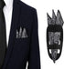 3 Pack Pocket Squares Holders, Accessories for Men Square Scarf Silk Handkerchief Keeper Fixed Clip Suit Accessories...